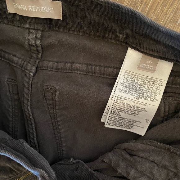 Charcoal Corduroy Skinny Pants - Picture 9 of 14